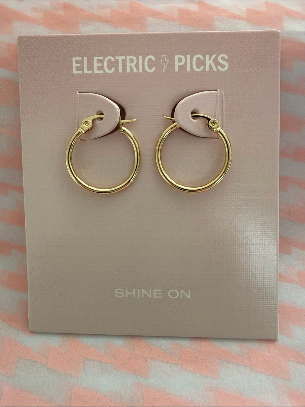 Electric Picks Xandra Gold Hoop Earrings